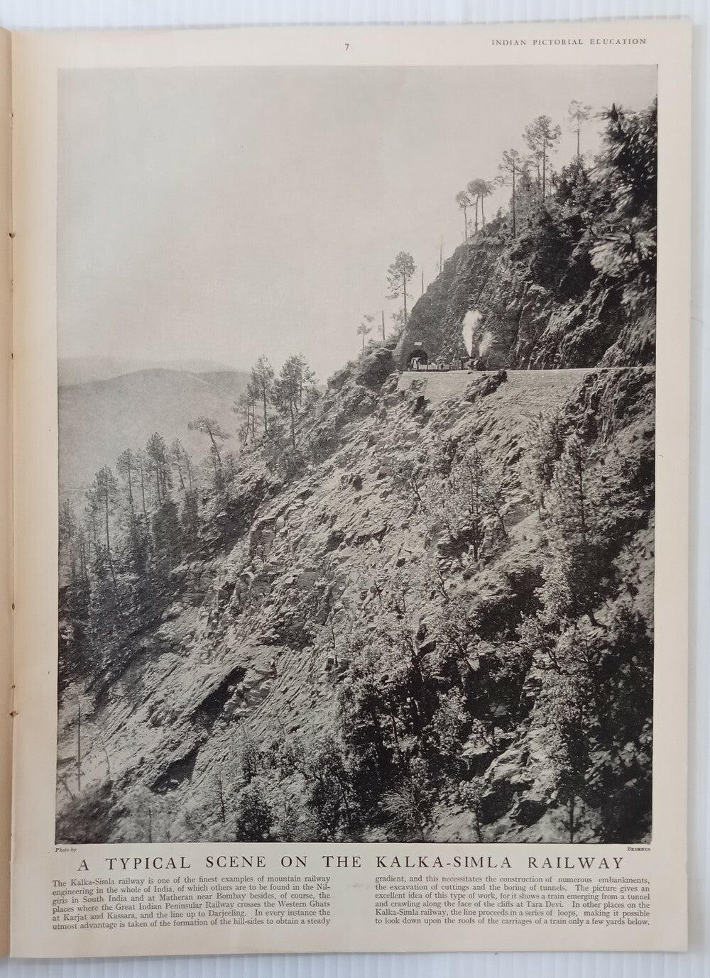 INDIAN PICTORAL EDUCATION 1929.30 Vol.1 No.4 Rivers, Simla Rail, Ceylon, Khyber
