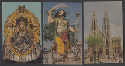 AOP India MYSORE vintage postcards (7)