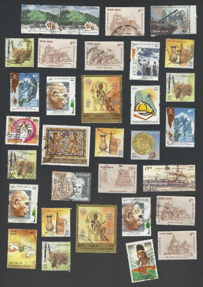 India 1990s to 2010 off paper mixture – mostly different 220+ stamps