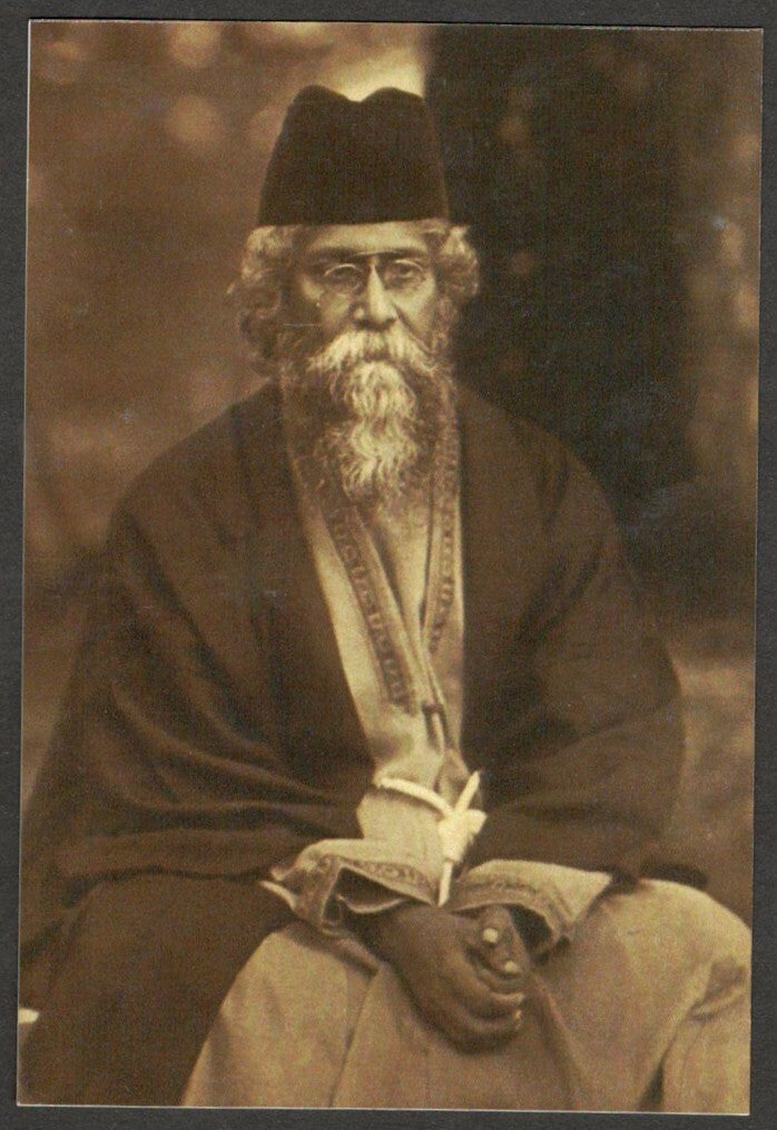 (AOP) India RABINDRANATH TAGORE postcards by Santiniketan (3)
