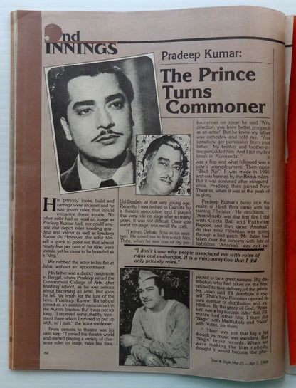 STAR & STYLE 7 April 1988 Bollywood weekly India