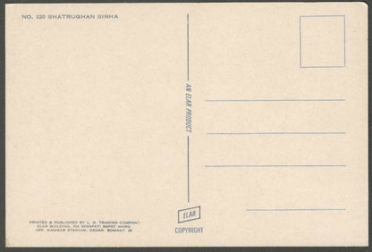 India Bollywood vintage postcard facsimile signature SHATRUGHAN SINHA ELAR 220