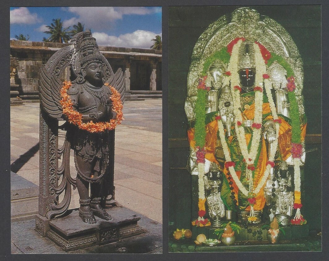 AOP India ARCHITECTURAL VIEWS OF BELUR packet of 10 picture postcards