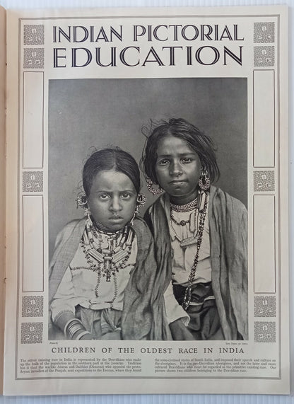 INDIAN PICTORAL EDUCATION 1929.30 Voll.1 No.2 Malabar Valan , Dasis, Chilum