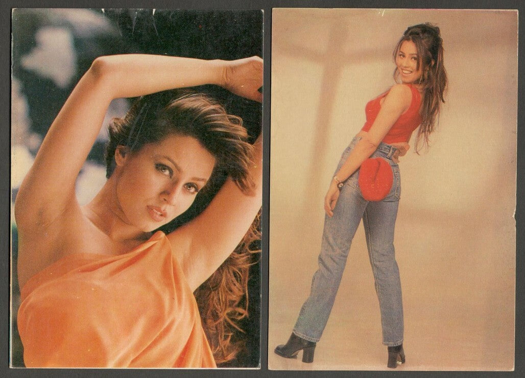 Bollywood postcards MAHIMA CHOWDARY x 7 different 