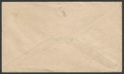 TANGIER KGVI 3d used on 1952 cover London to India