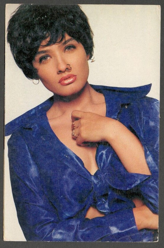 AOP India Bollywood vintage postcard RAVEENA TONDON