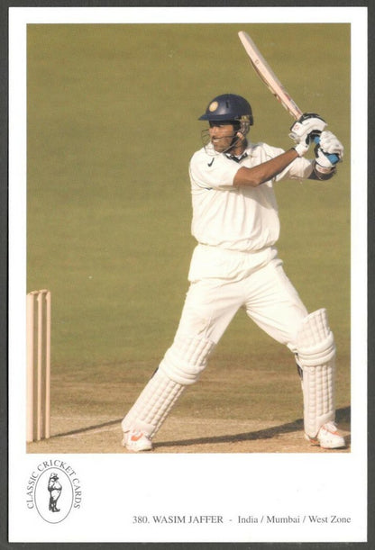 AOP Classic Cricket Card WASIM JAFFER INDIA