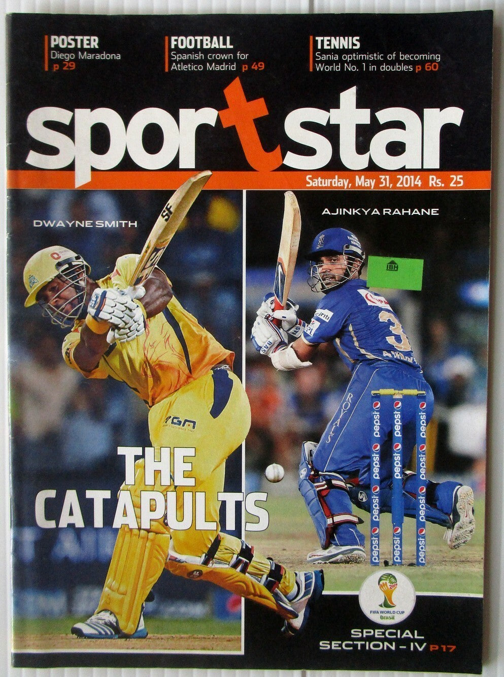 India Sports Star 2013-2014 with much Cricket coverage (5 issues)