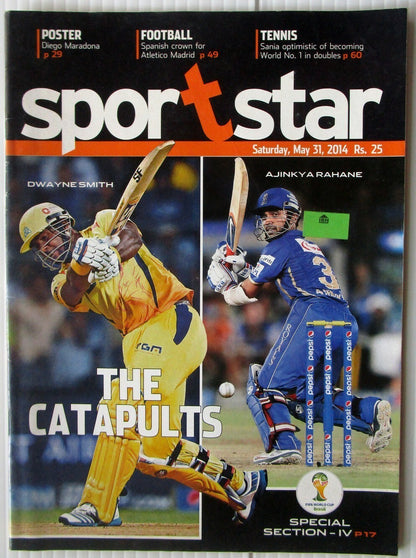 India Sports Star 2013-2014 with much Cricket coverage (5 issues)