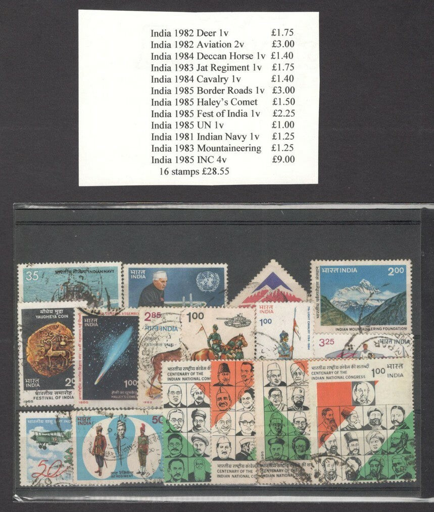 India 1951-2008 used & MNH collection SCV $434.25+++