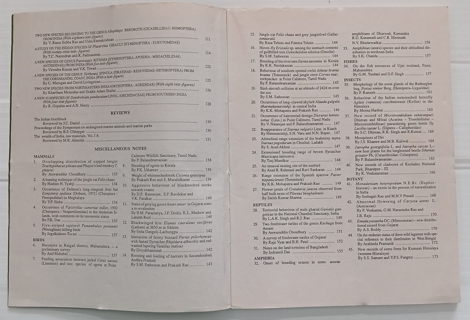 AOP India JOURNAL OF THE BOMBAY NATURAL HISTORY SOCIETY April 1990