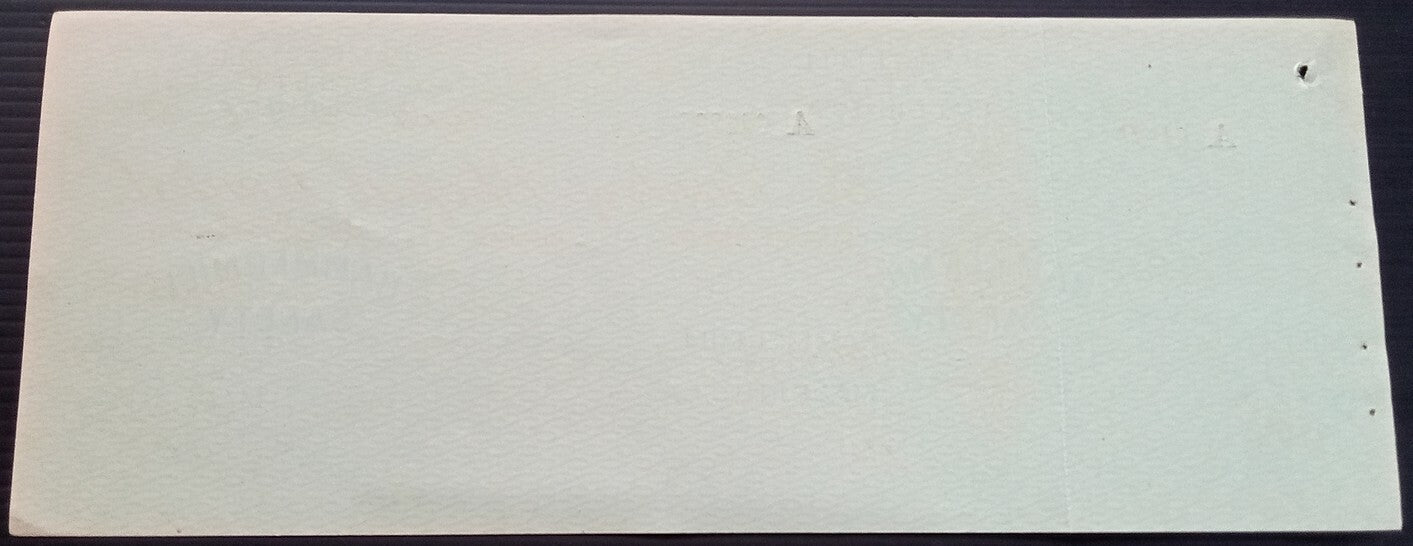 (AOP) India BANK OF BHOPAL vintage check / cheque unused