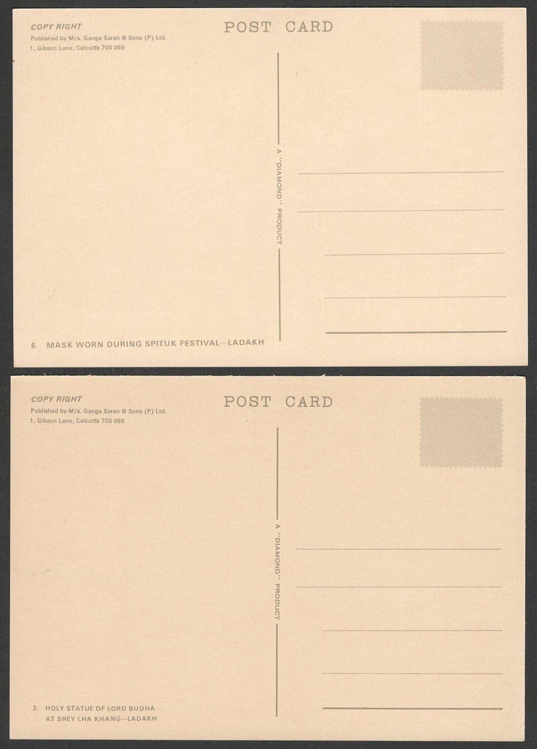 (AOP) Ladakh India Tibet vintage postcards (8)