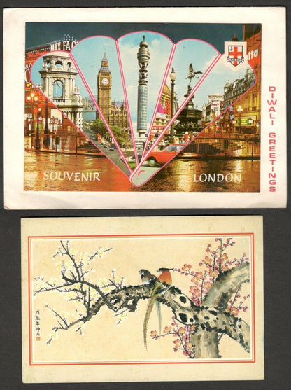 AOP India vintage mixed lot of 31 postcard