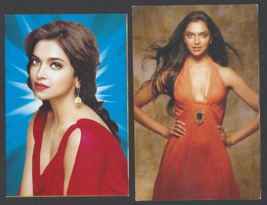 India BOLLYWOOD Deepika Padukone postcards x 4