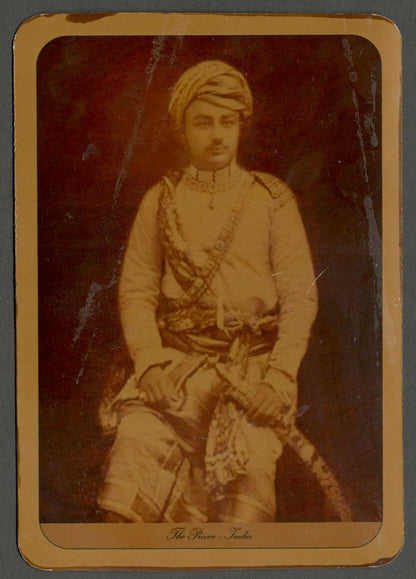 AOP India vintage look replica postcard The Prince of India