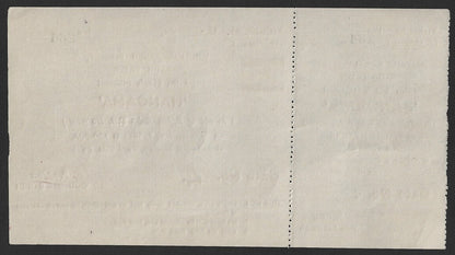India Bollywood 1983 FILM STAR'S MUSICAL ticket with CAMPA COLA (Coca Cola?) ad