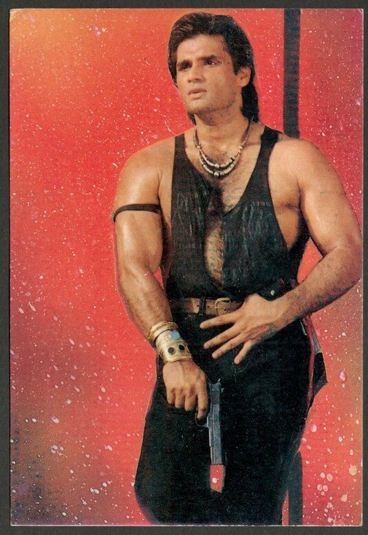 AOP India Bollywood SUNIL SHETTY vintage postcard 