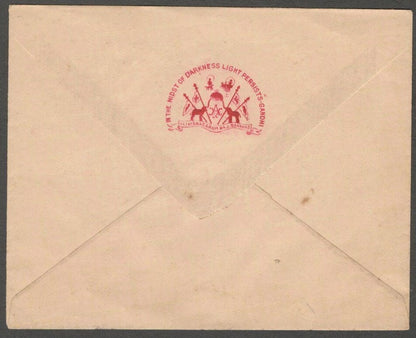 AOP India IN THE MIDST OF DARKNESS LIGHT PERSISTS - GANDHI crested envelope