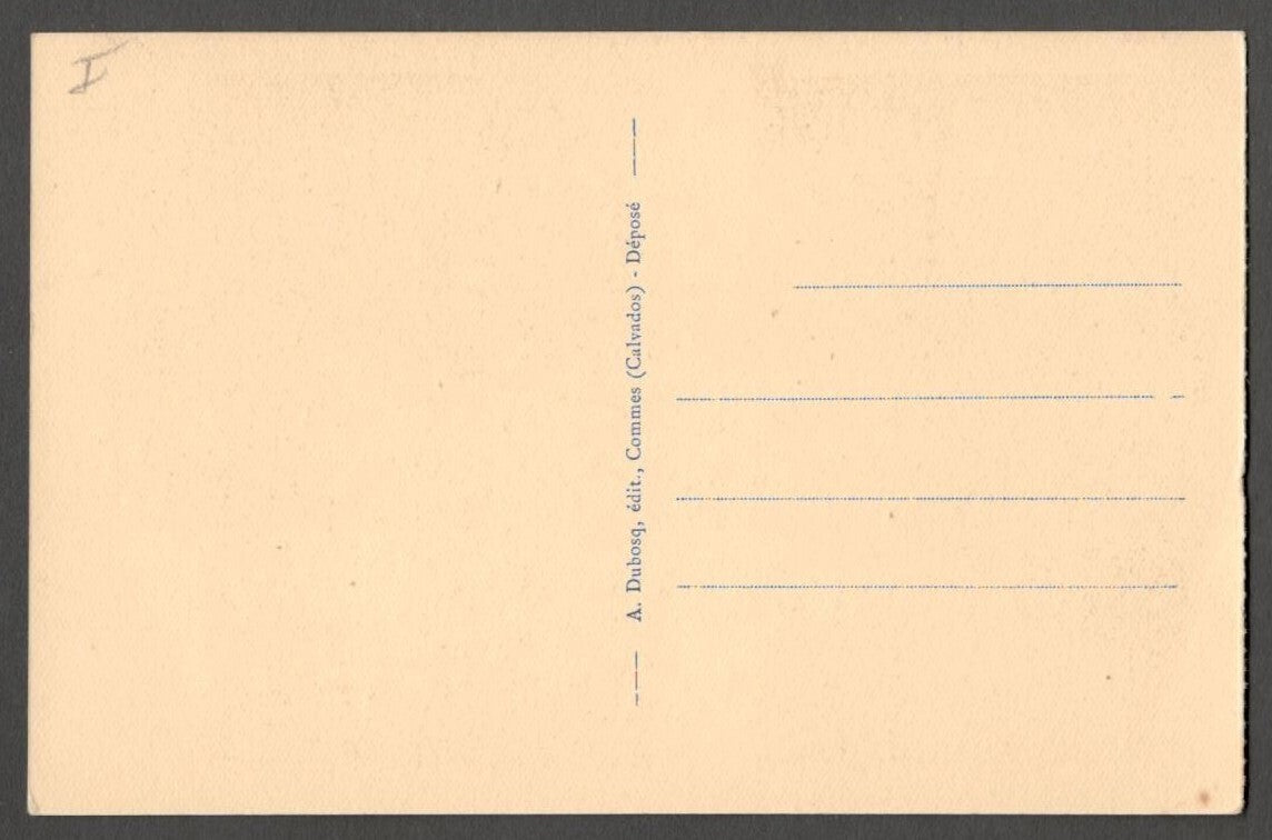 AOP India Morning Crap & French Oil Mill vintage postcard
