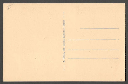 AOP India Morning Crap & French Oil Mill vintage postcard