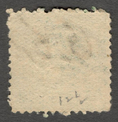 AOP India Hyderabad State Off 1909 1/2a blue green perf 12.5 used. SG UNLISTED