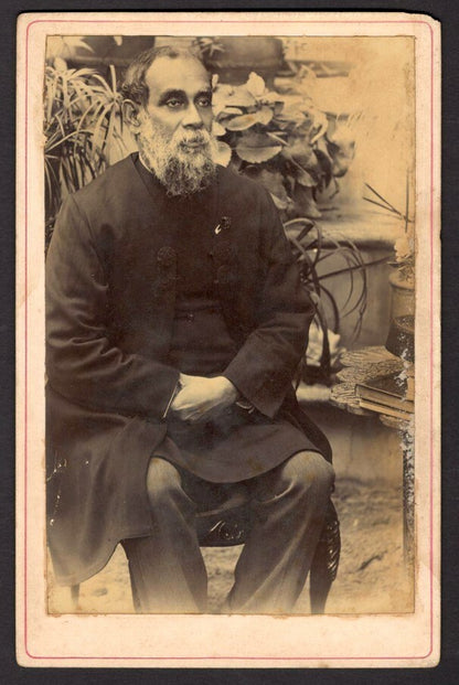 India vintage CABINET PHOTO unidentified male