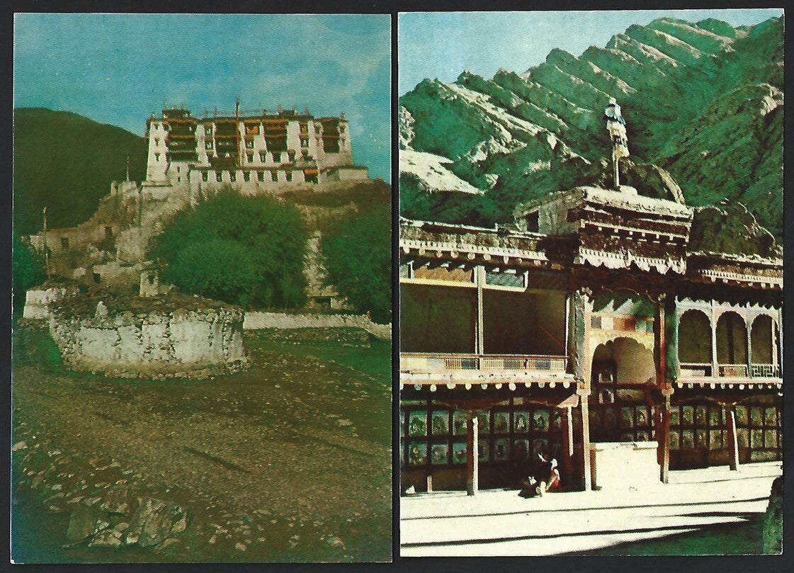 (AOP) Ladakh India Tibet vintage postcards (3)