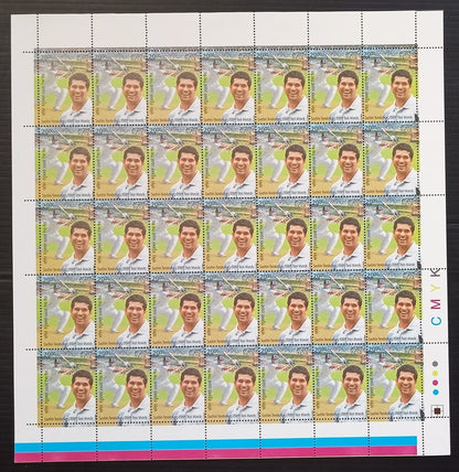 India 2011 Legendary Heroines of India set of 6 sheets of 35 MNH