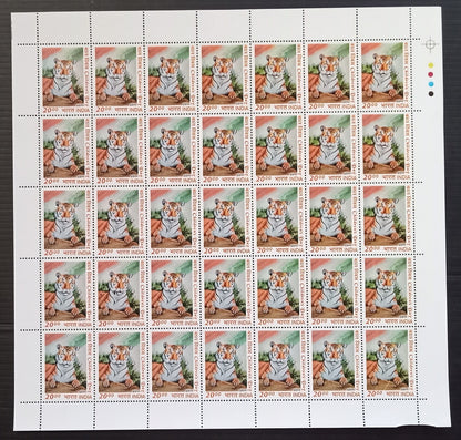 India 2011 Children's Day set of 2 sheets of 35 MNH
