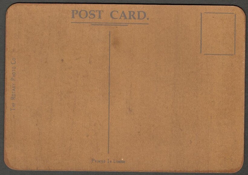 AOP India vintage look replica postcard Maharaja Bhupal Singhji Mewar State