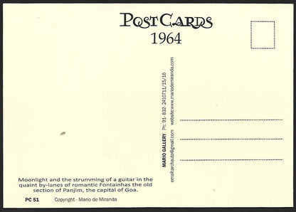 (AOP) India 1964 Goa MARIO MIRANDA postcards (2)