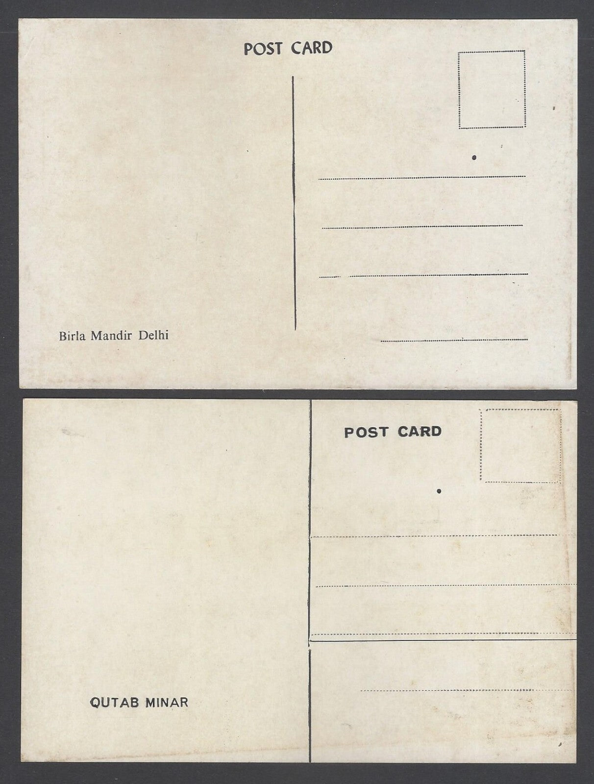 AOP India Delhi vintage postcards (9)