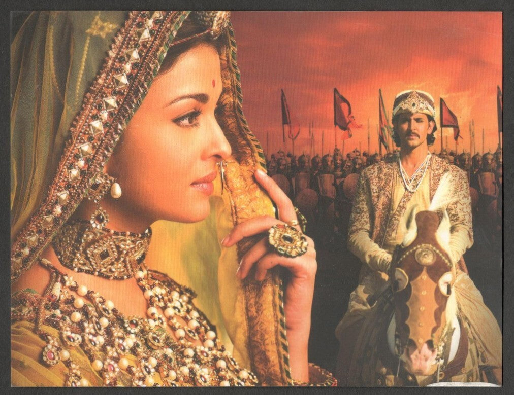 (AOP) India Bollywood JODHAA AKBAR large promotional postcards (10)
