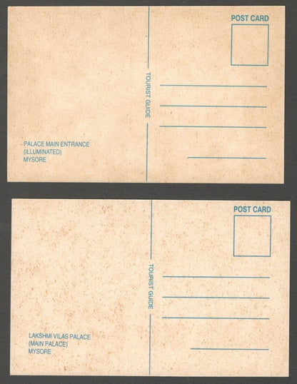 AOP India vintage set of 10 postcards MYSORE