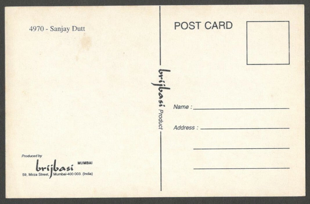 AOP India Bollywood postcard SANJAY DUTT