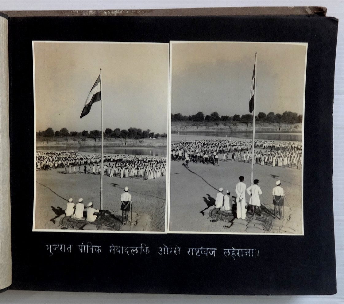 India 1950 photo album President Rajendra Prasad in BARDOLI 27 photos zaz
