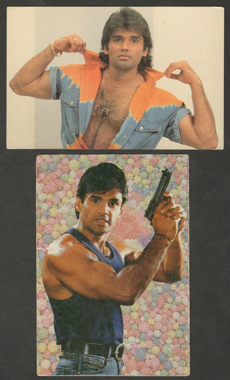 India Bollywood vintage postcards SUNEIL SHETTY (4)