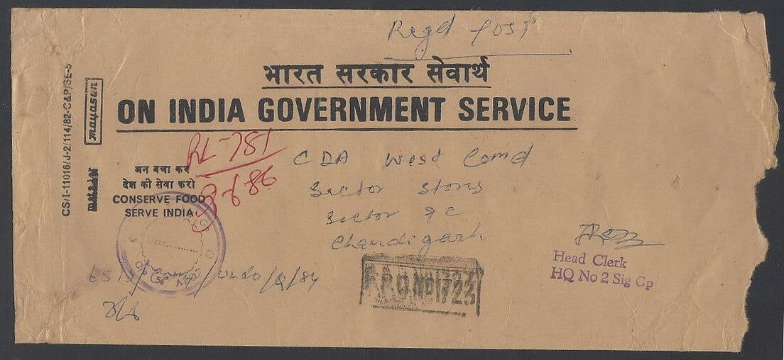 AOP India registered FPO covers 1980s (9)
