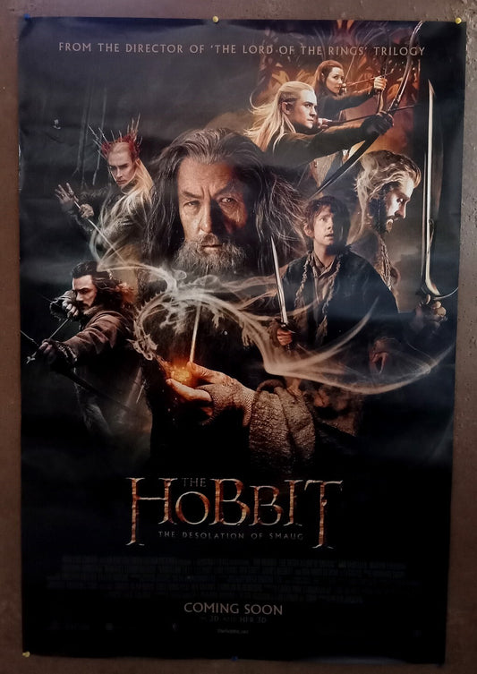 2013 The Hobbit: The Desolation of Smaug 1 sheet India poster (2 side printed)