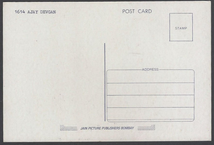 AOP India Bollywood vintage postcard AJAY DEVGAN