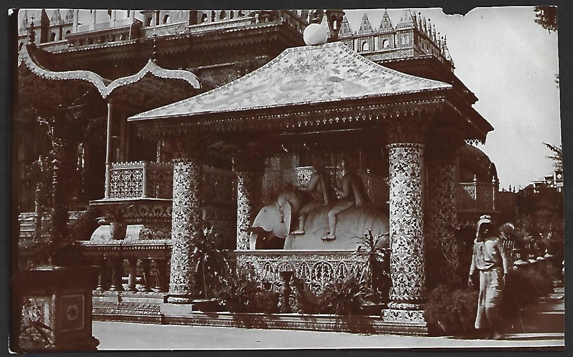India vintage Jain Temple photo 8x14 cm