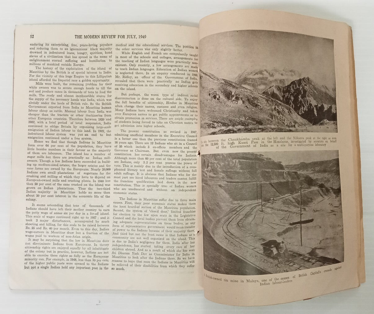 AOP India MODERN REVIEW 1949 July The Crisis in India 