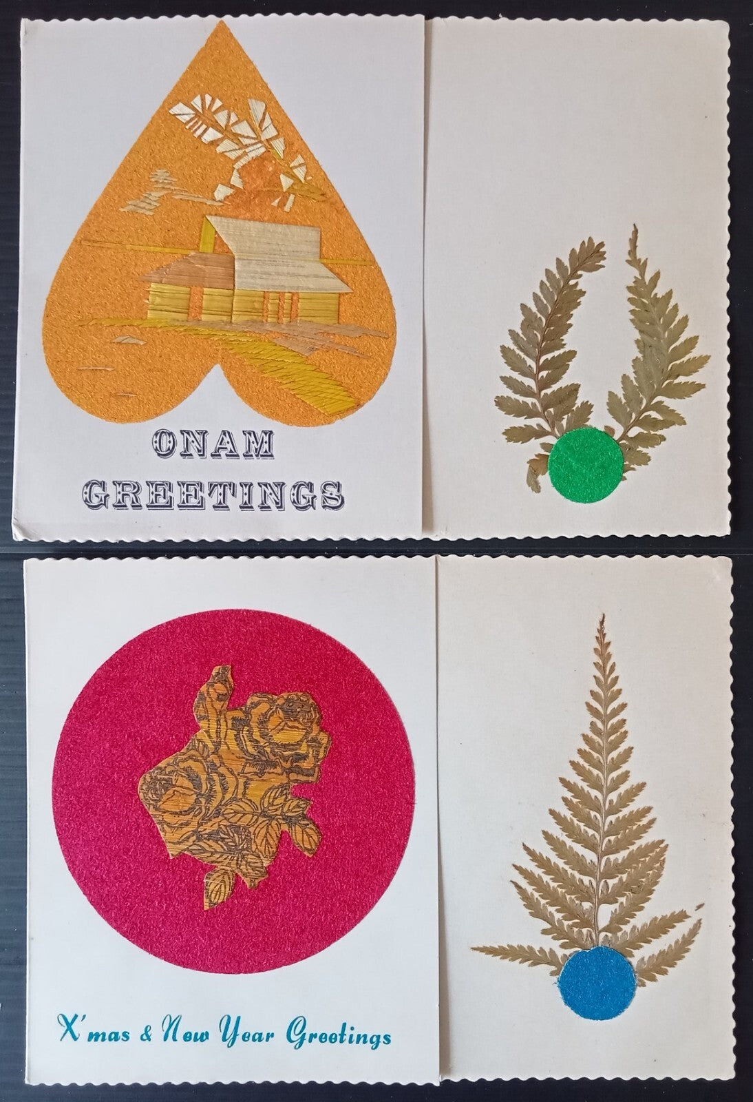 (AOP) India vintage hand made greeting cards (6)