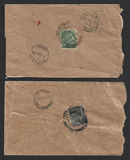 AOP India 1870s-1932 postage due covers (9)