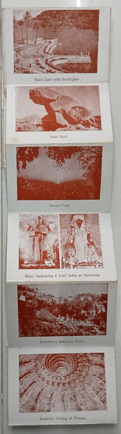 AOP India MOUNT ABU IN VIEWS small vintage tourist booklet of views c.1950