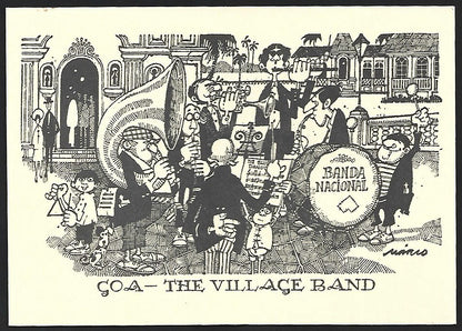 (AOP) India 1964 Goa MARIO MIRANDA postcards (2)
