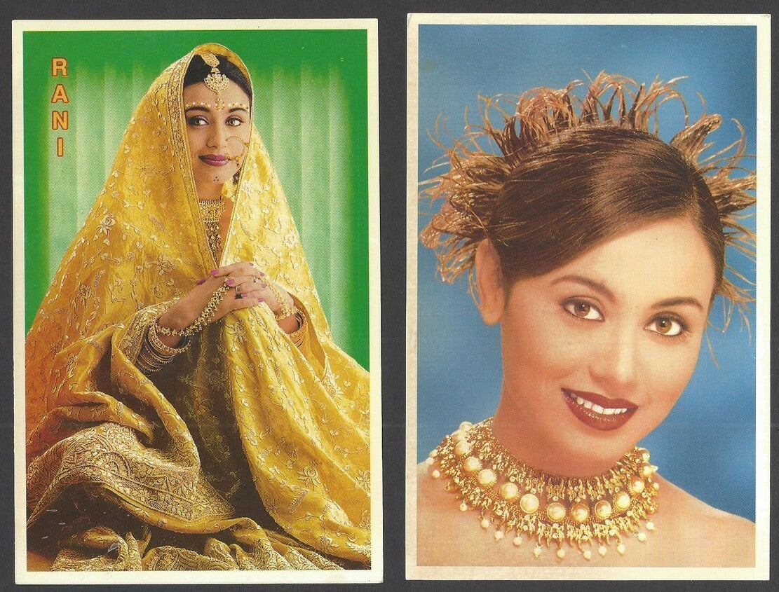 India Bollywood postcard Rani Mukharji (6)