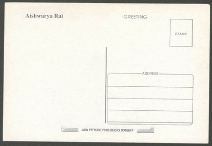 AOP India Bollywood vintage postcard AISHWARYA RAI